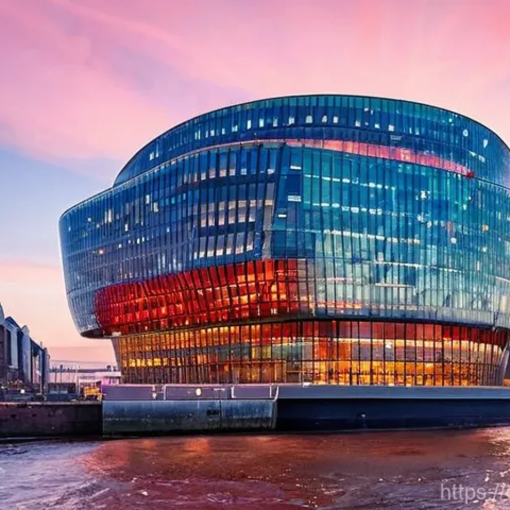 함부르크 엘베필하모니 - **Prompt 1: Elbphilharmonie's Architectural Grandeur at Sunset**
    "A stunning wide-angle shot of ...